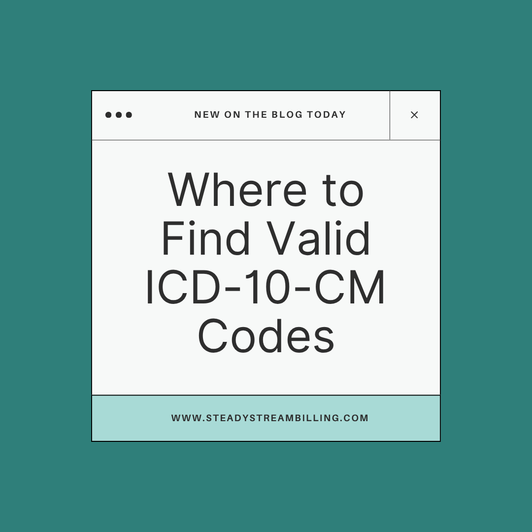 Where to Find Valid ICD-10-CM Codes