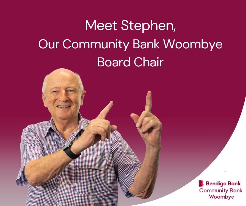 Meet Stephen, our dedicated Board Chair helping guide the vision and impact of Community Bank Woombye! 💛

Here&rsquo;s a little glimpse to get to know Stephen better below: 👇

☕ Go-to coffee order?
Flat white, slightly hotter &ndash; from his favou
