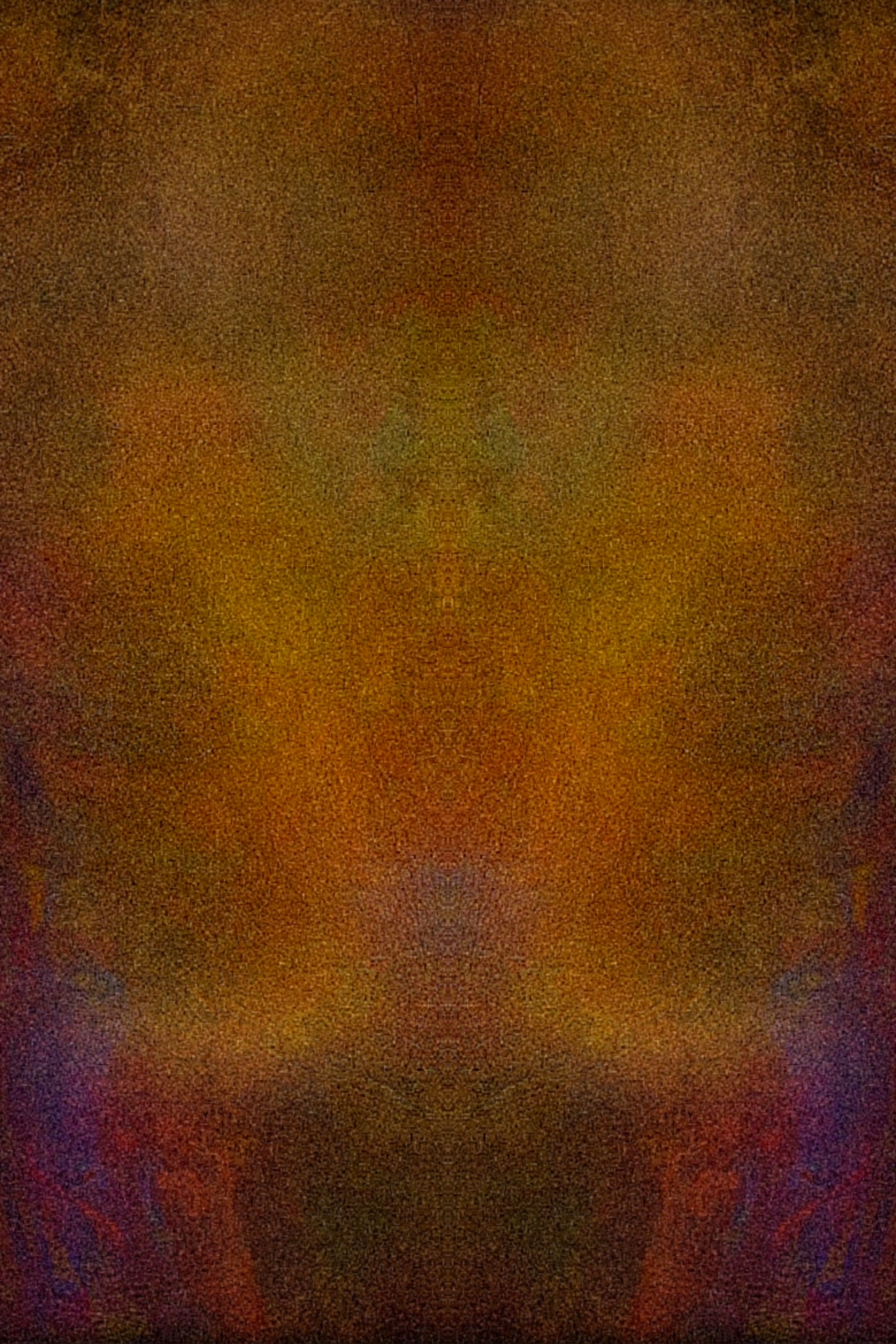 Close-up of a textured brown and orange surface with subtle darker and lighter areas, possibly a fabric or natural material.
