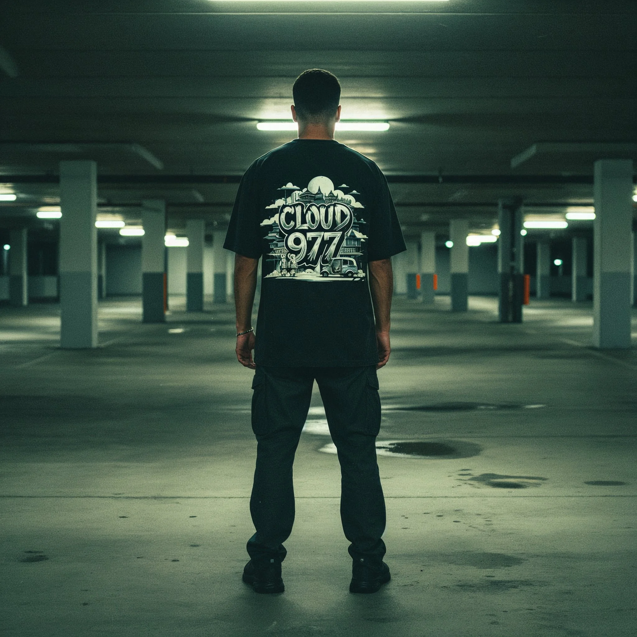 Aliens in the city oversized T shirt. Always 100% cotton.