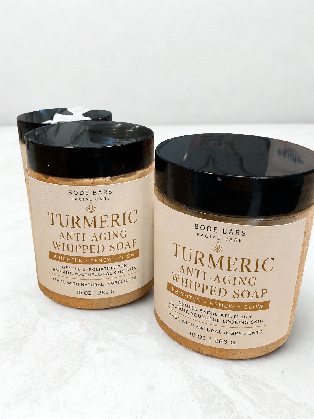 Turmeric Glow Anti-Aging Whipped Soap (8oz)