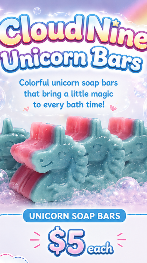 Cloud Nine Unicorn Bars ☁️🌈