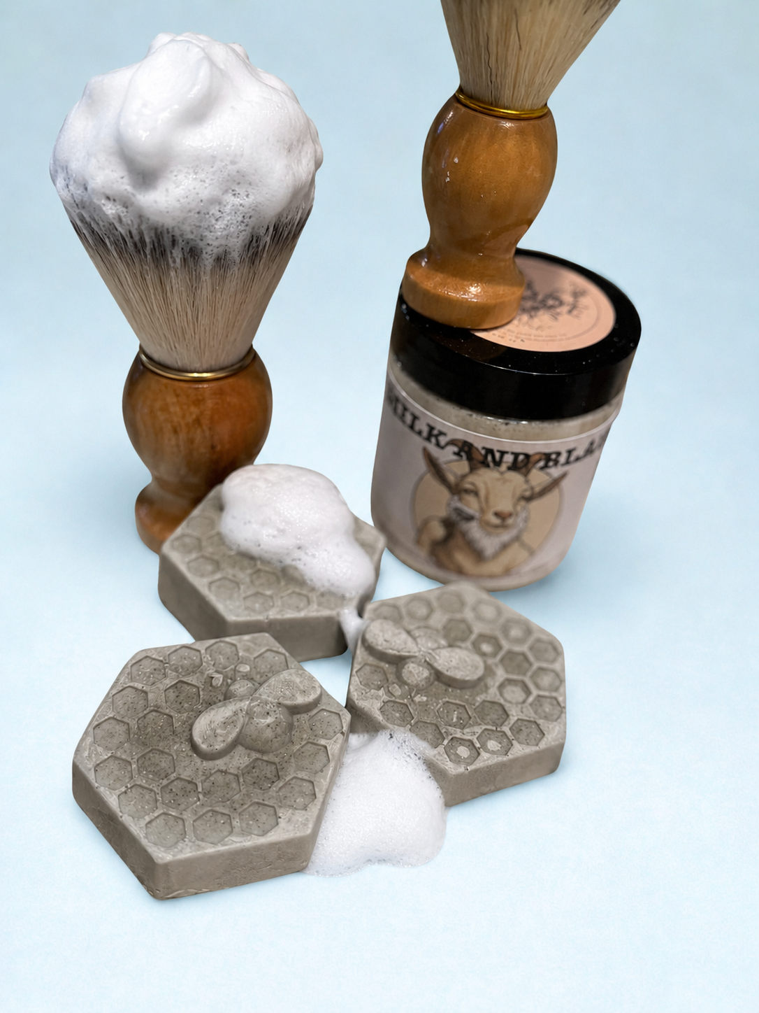 Milk and Blade Goat Milk Shave Soap 4.5-6oz
