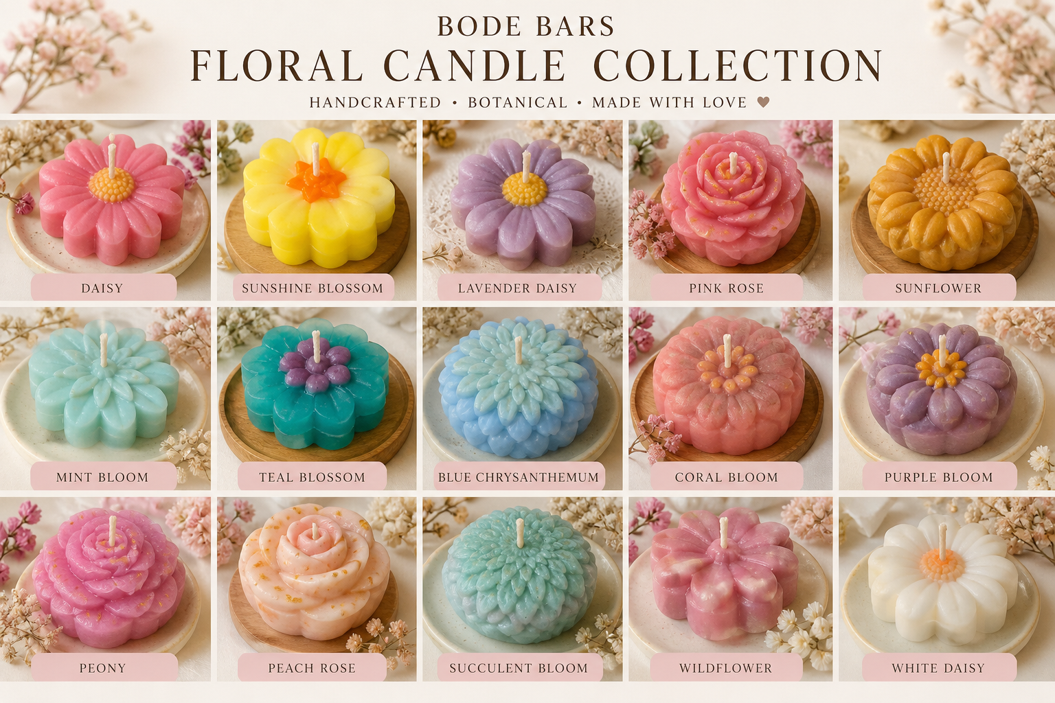Flower Candles