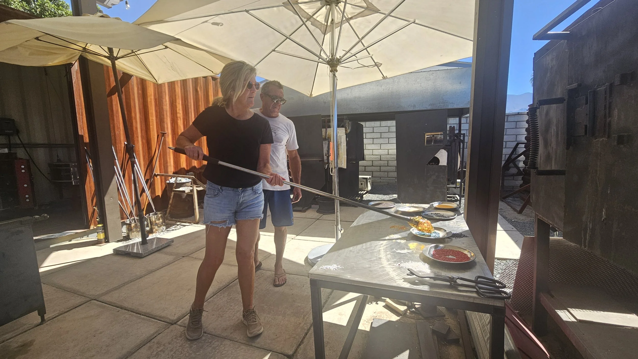 Learning to blow glass