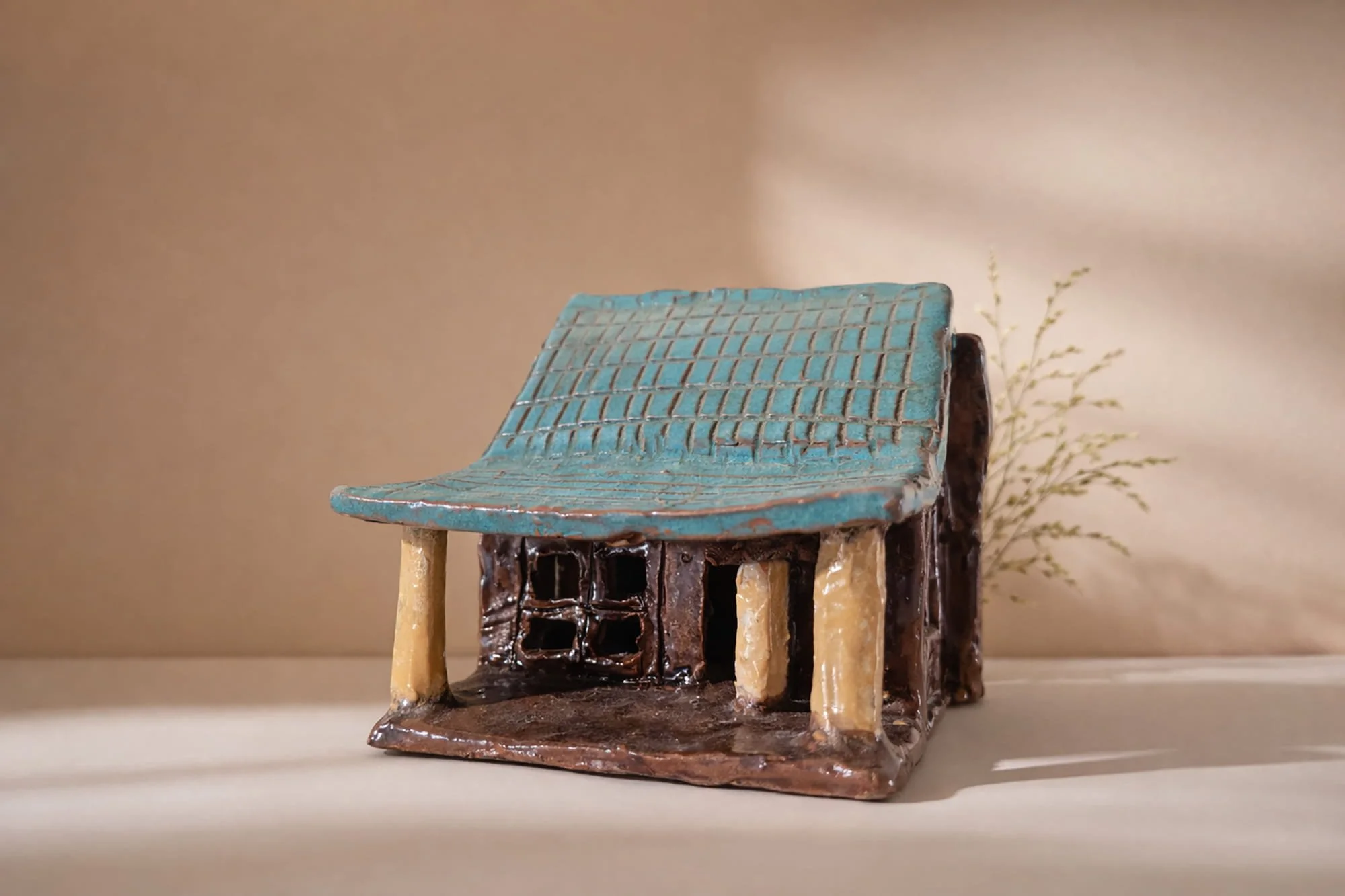 Handmade Australian ceramic childhood house
