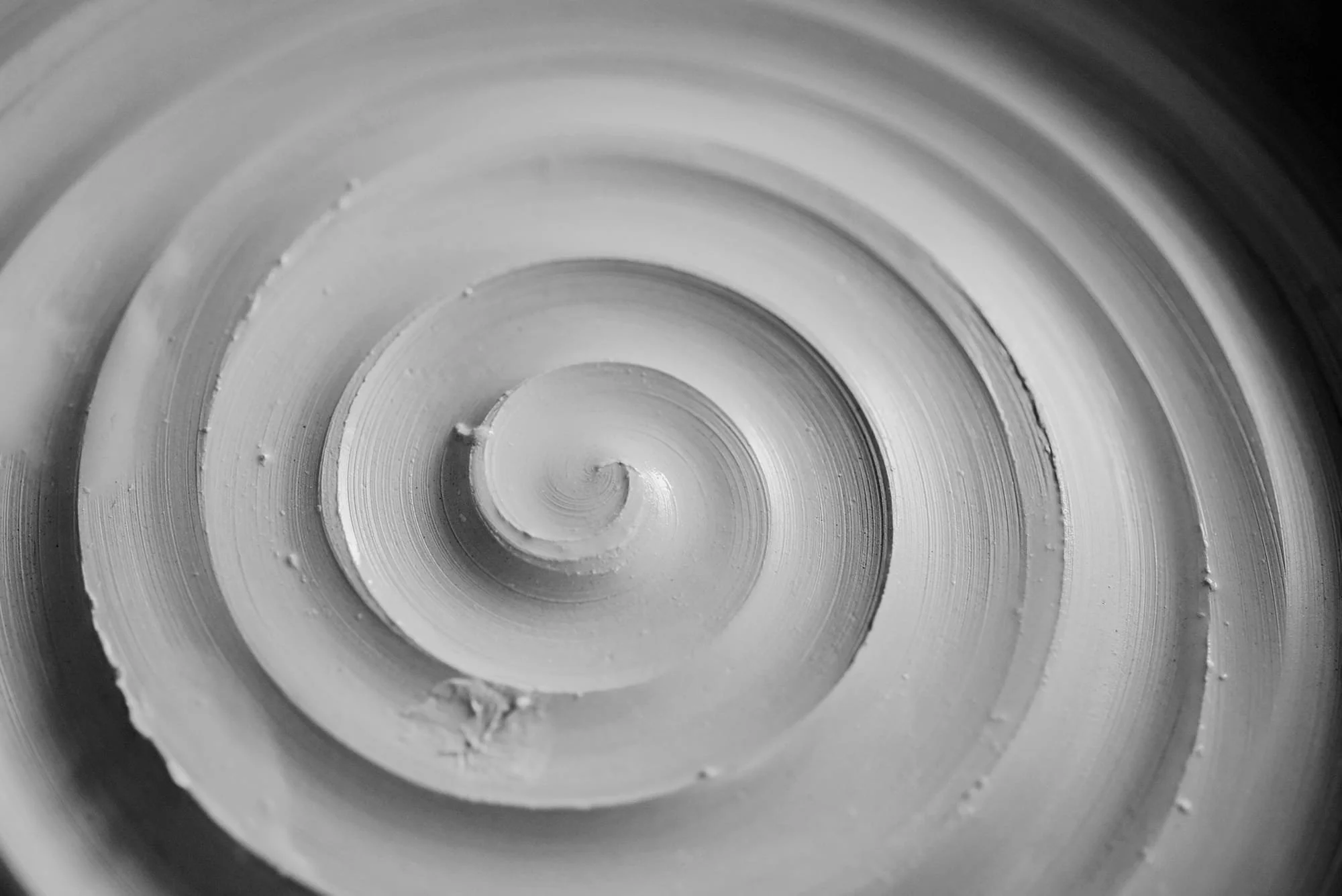 spiral clay pattern