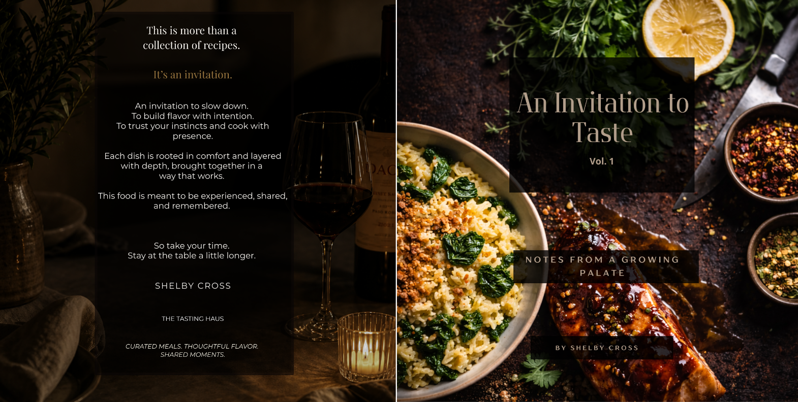 An Invitation to Taste Vol. 1  - Digital Download