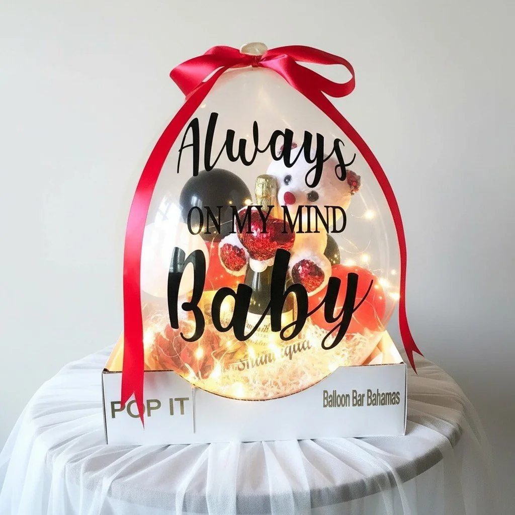 Personalized balloon gifts for birthdays, graduations and celebrations in Nassau, New Providence.