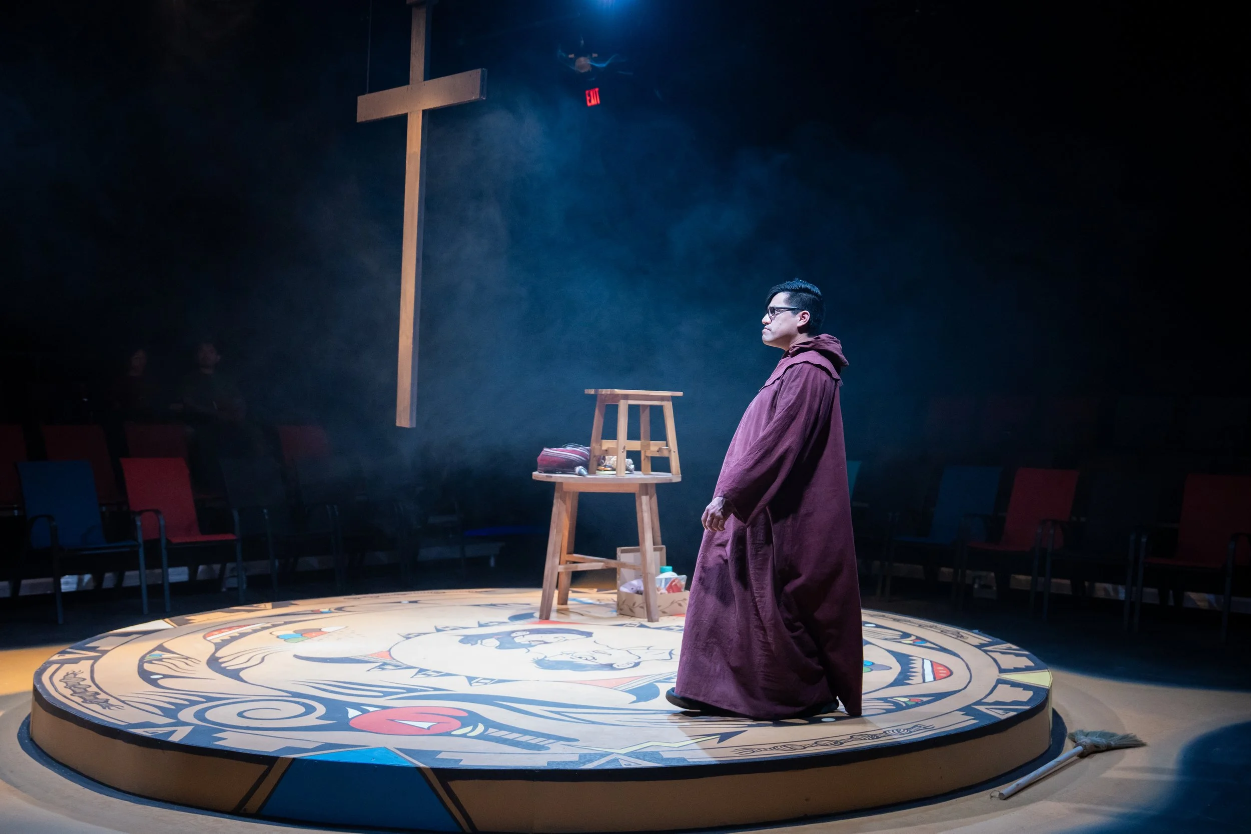 Pueblo Revolt 
Scenic Designer: Maggie Armendariz
Photos by: Lens of Athena  