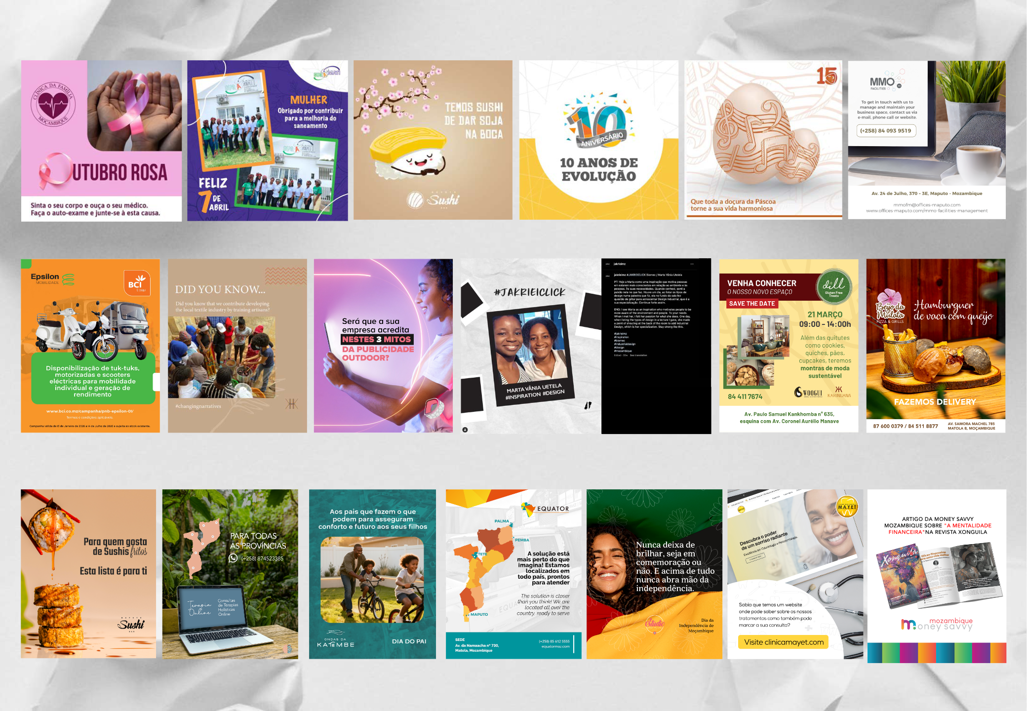 Social Media Content / Creative Writing
