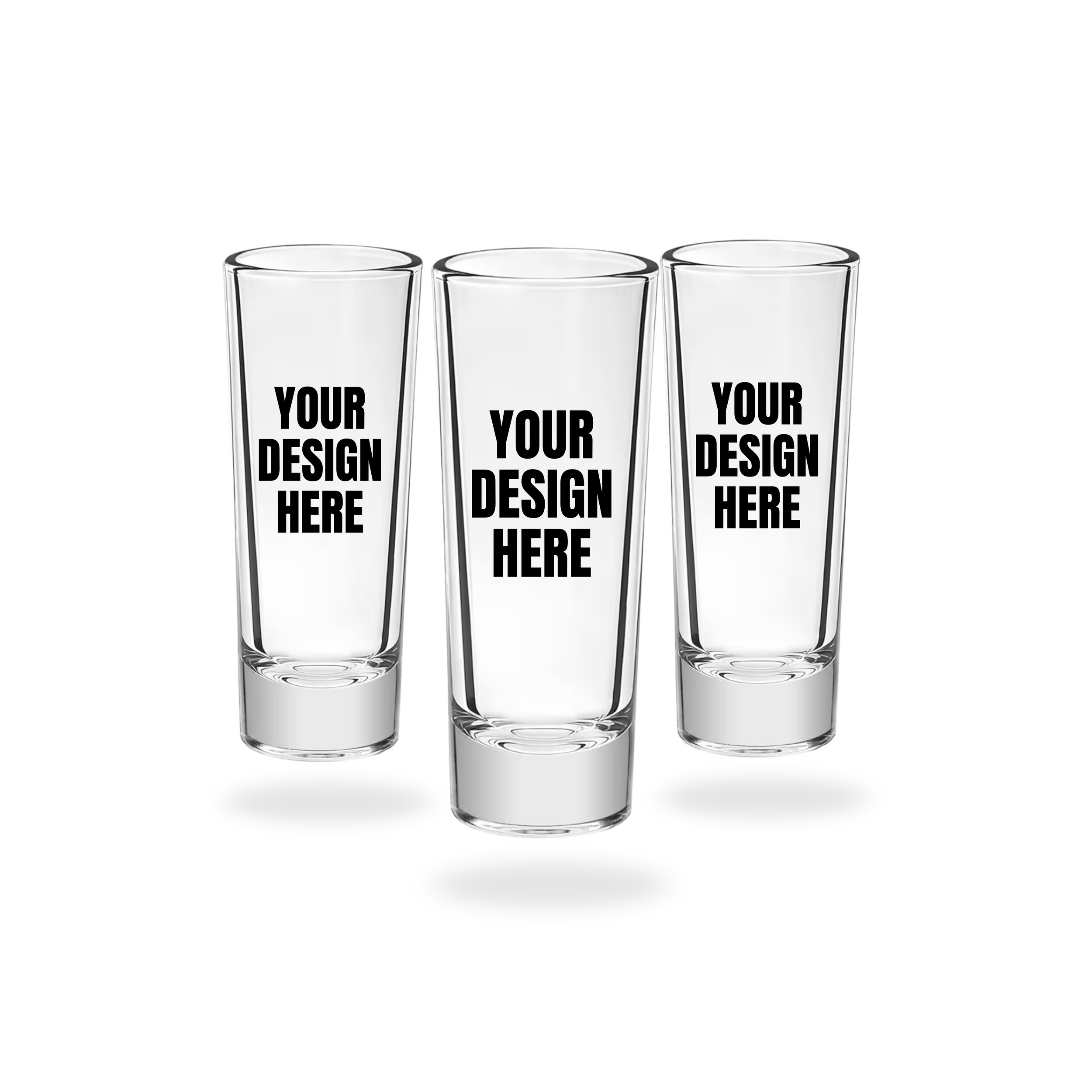 Custom TALL Shot Glasses (Acrylic)