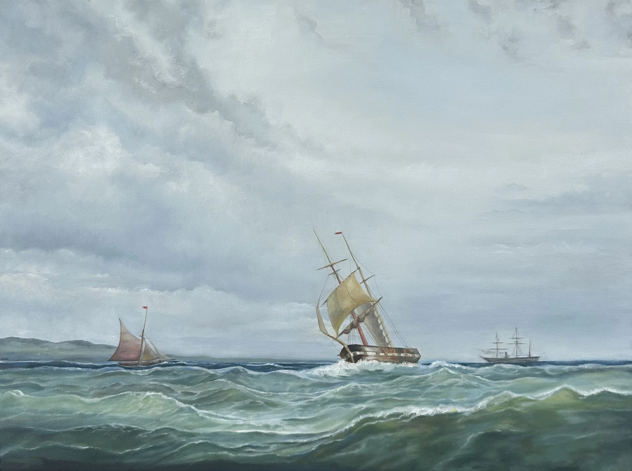 Untitled Rendition, 2025 Oil on Canvas, 24 x 36 in. SOLD