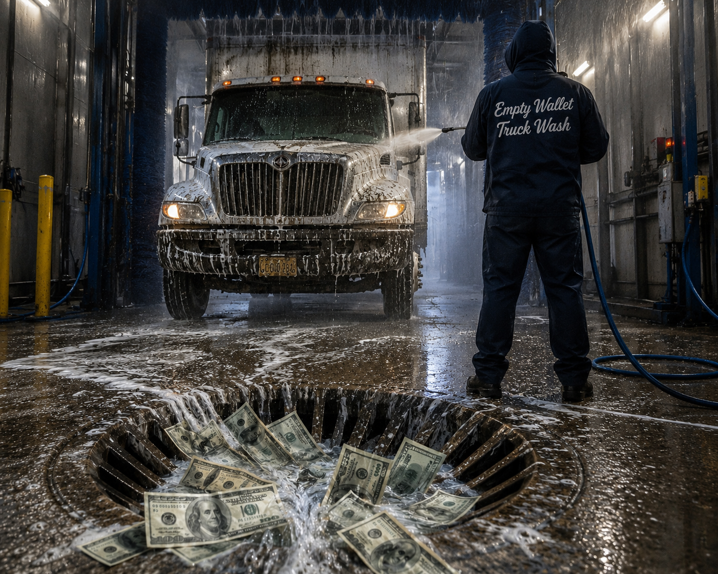 The Hidden Costs of Sending Drivers to Commercial Truck Washes