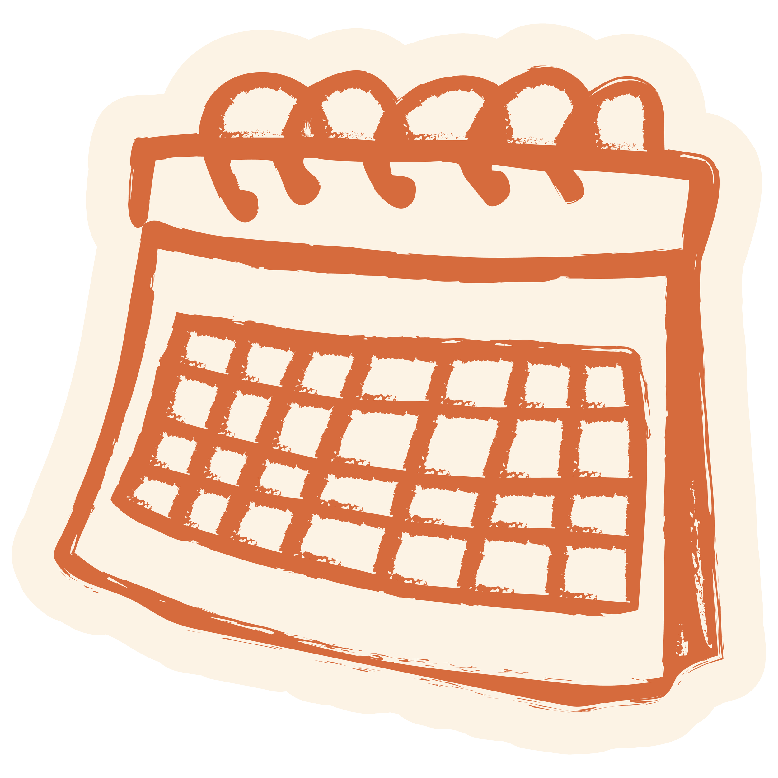 Line drawing of a piece of bread or toast on a plate, with a slice of bread on top.