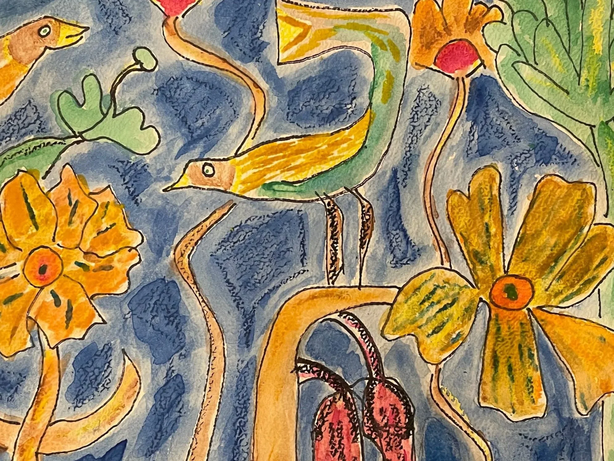 Dahlia Dreams: Original Artwork