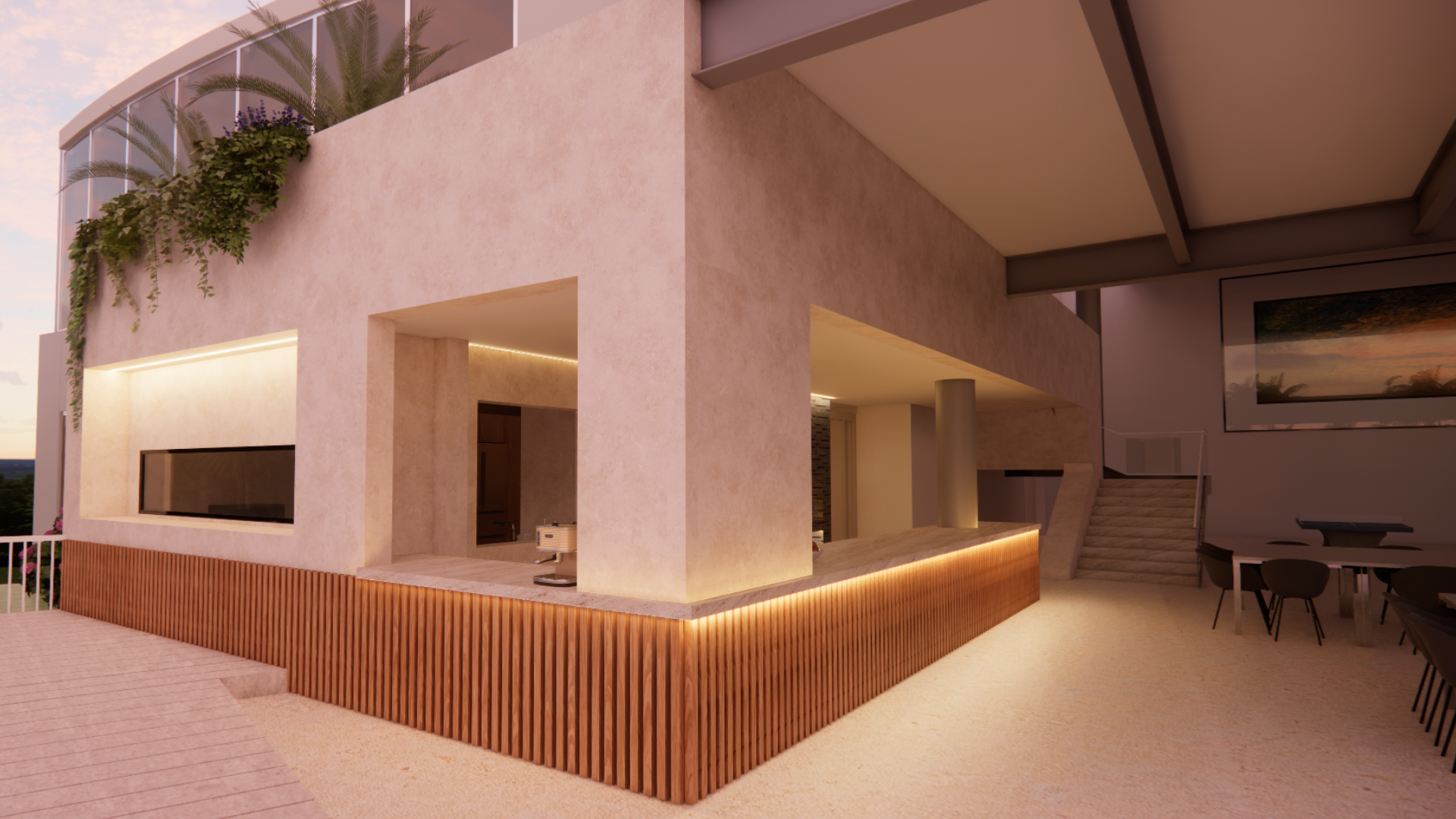 Palapa noche