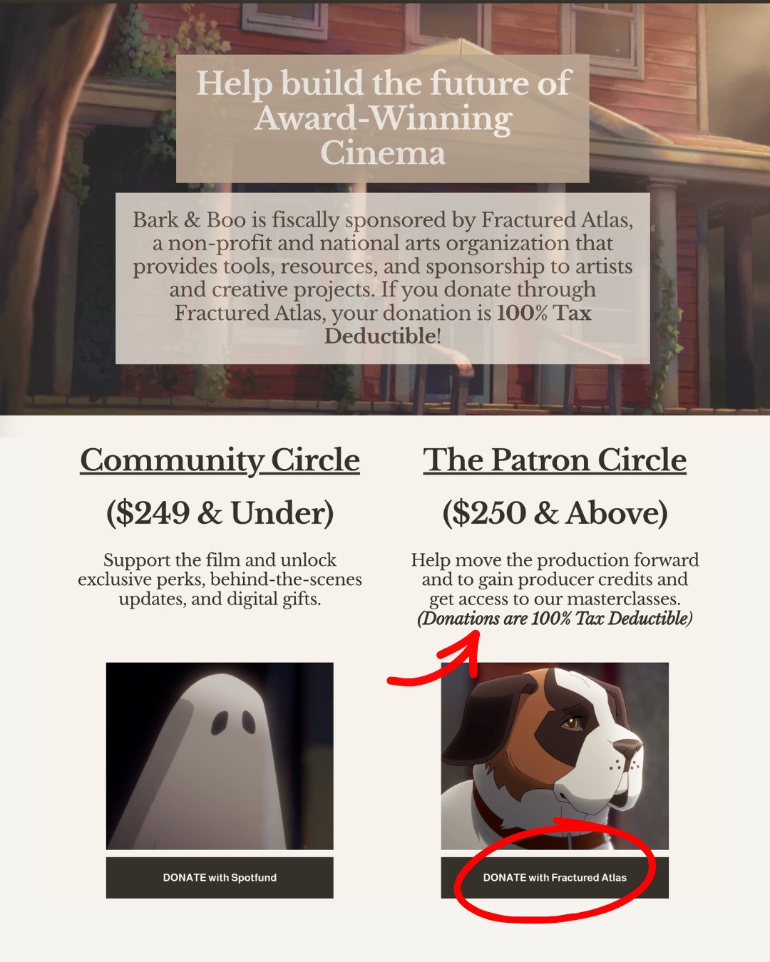 Follow the link in the description to become a donor and patron for Bark &amp; Boo! 100% Tax-Deductible. Check out the updated incentives/perks! Thank you all! #animatedshort #anime #animated #dogs #ghosts #dogsofinstagram #ghostsofinstagram #crowdfu