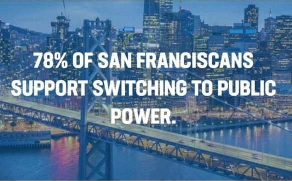 There is a reason 78% of San Franciscans support public power