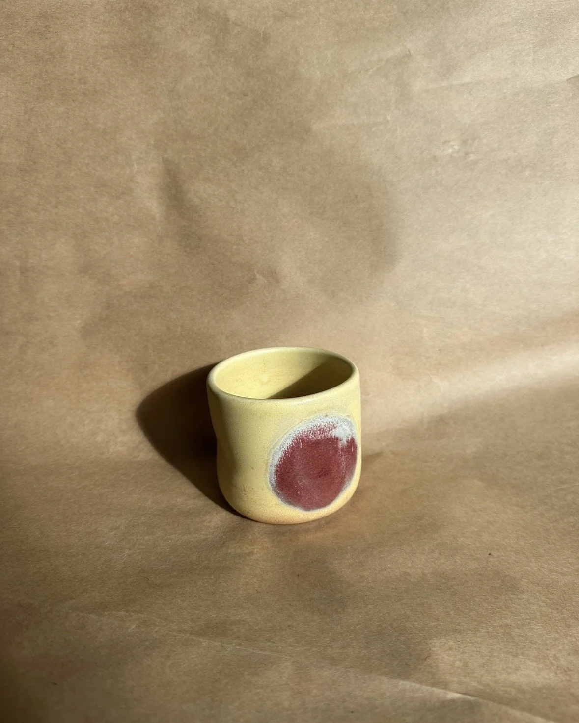 yellow centered mug