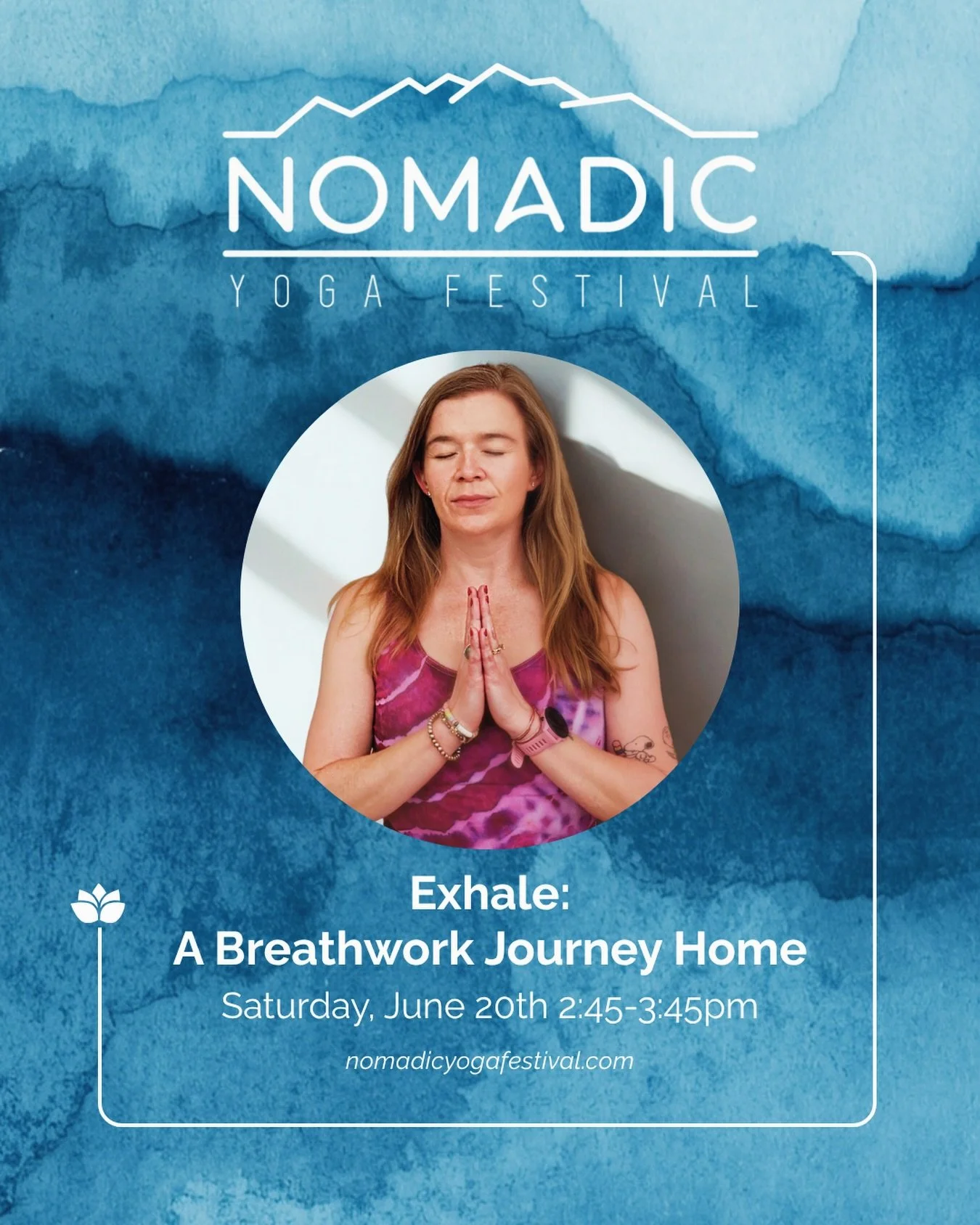 Your nervous system called. It wants you at NOMADIC. 🌀

Exhale: A Breathwork Journey Home
June 20 &middot; 2:45pm

I will be facilitating a session of guided breathwork designed to help you drop out of your head and back into your body. No experienc
