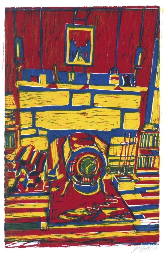 Untitled | Winter 2025 | Multiblock Wood Block Print