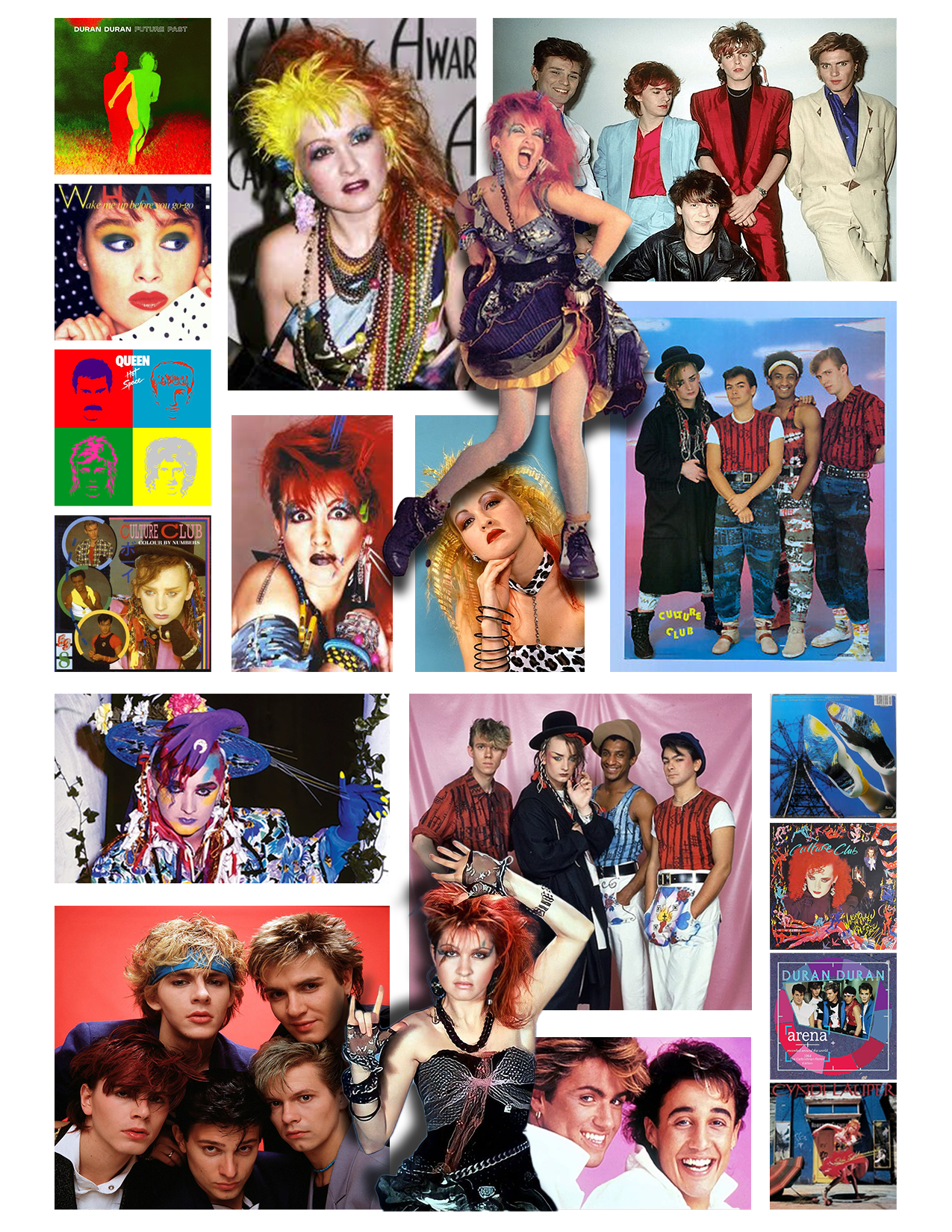 80's Mood Board | Spring 2024 | Adobe Indesign