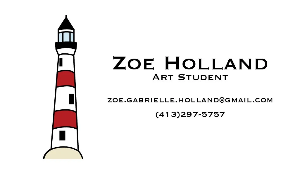 Buisness Card Back | Spring 2024 | Adobe Indesign