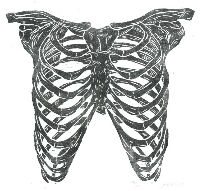 Exposed | Winter 2025 | Wood Block Print