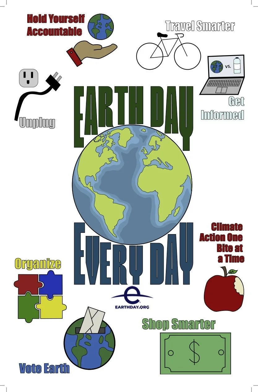 Earth Day Poster | Spring 2024 | Adobe Illustrator 