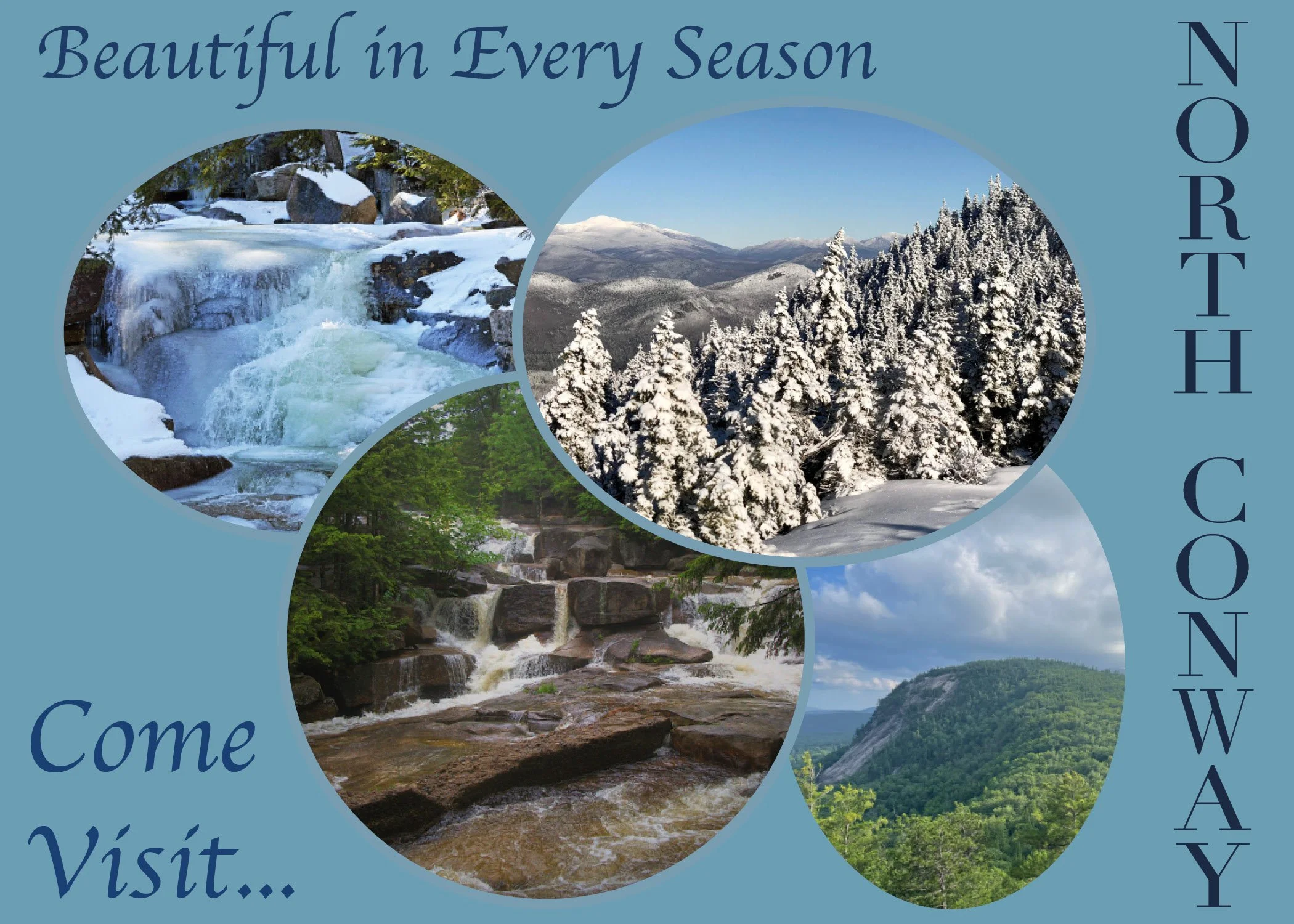 Postcard Front | Spring 2024 | Adobe Indesign