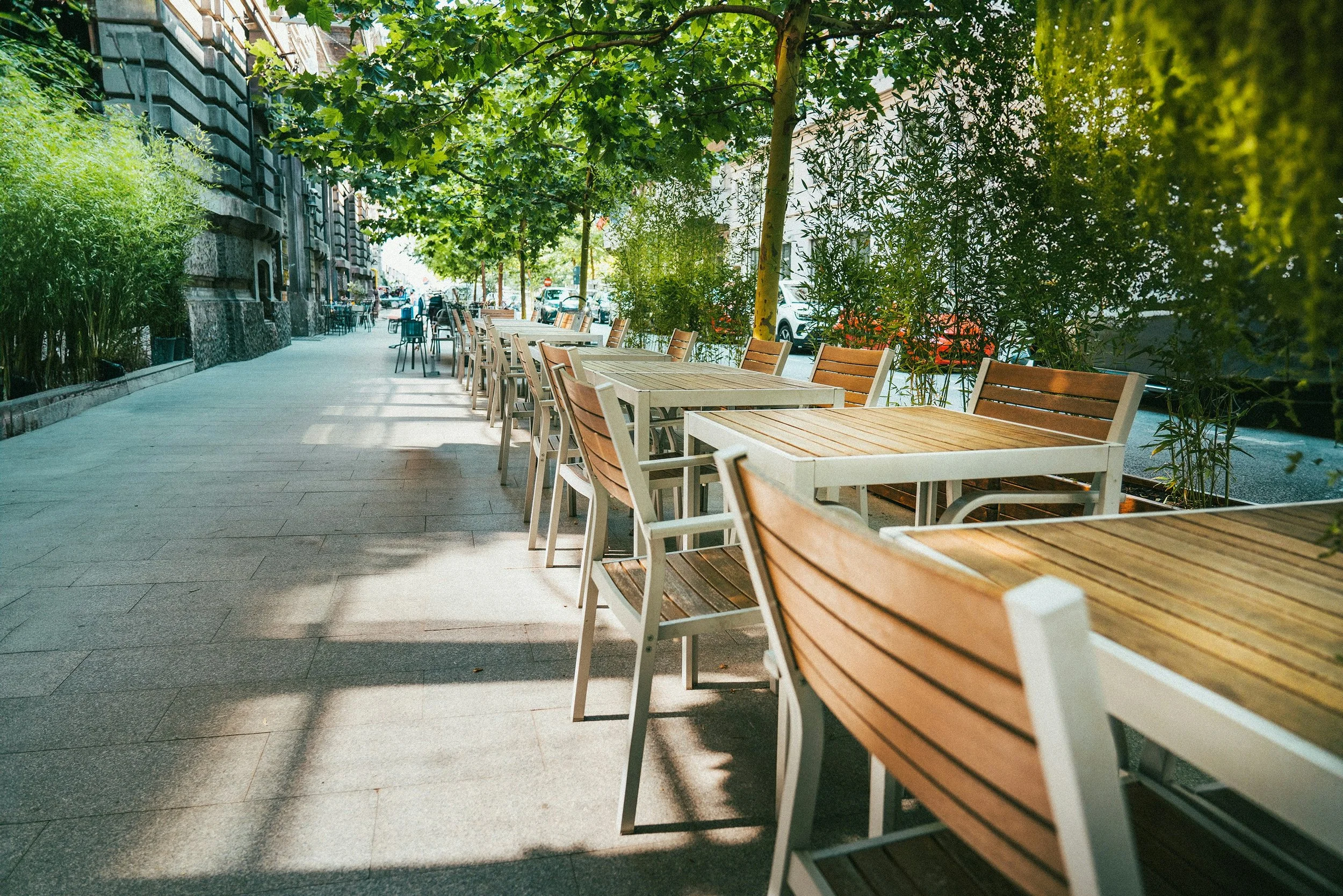 Paul Leongas outdoor patio