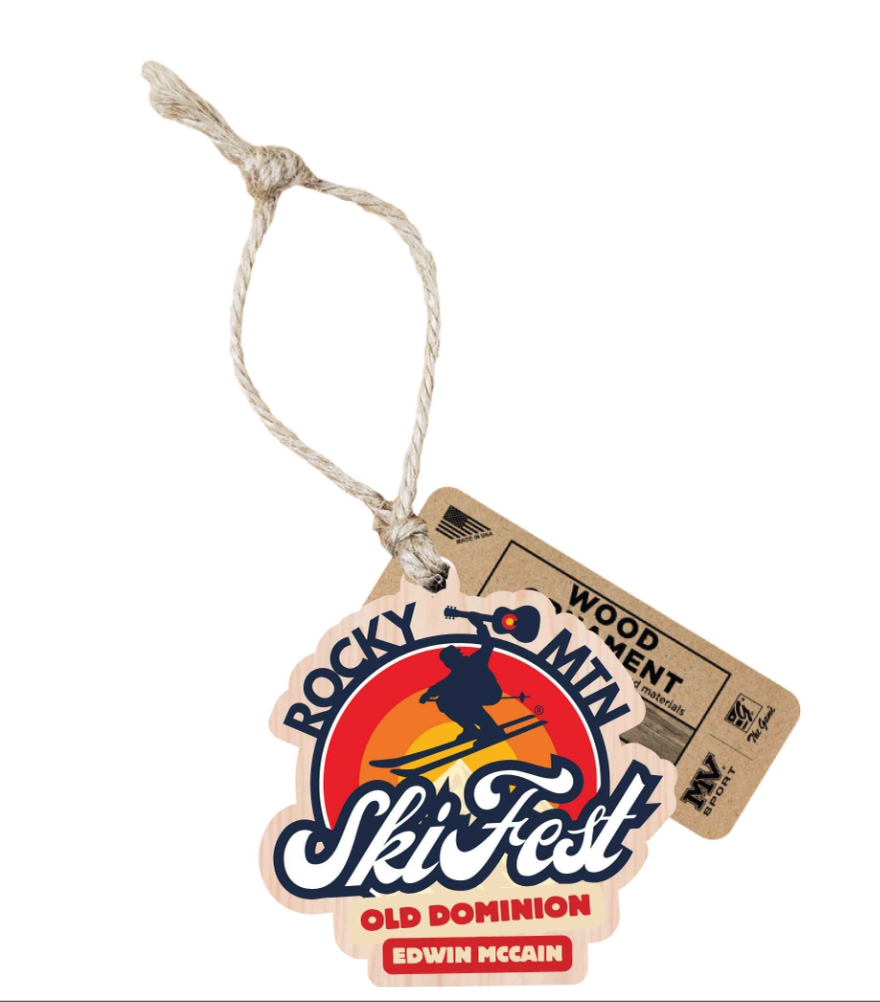 RMSF Logo Wooden Ornament