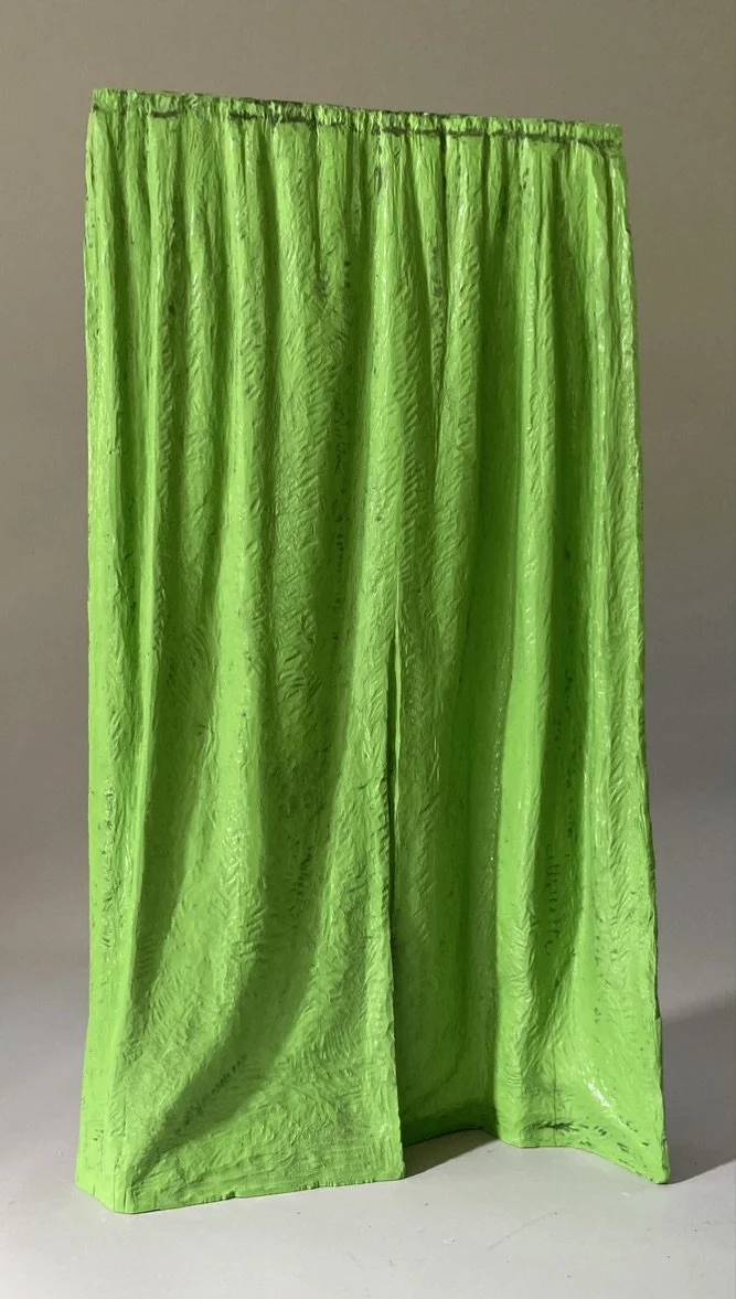 The Floridian, carved and painted wood, 47 x 28 x 6 in, 2023