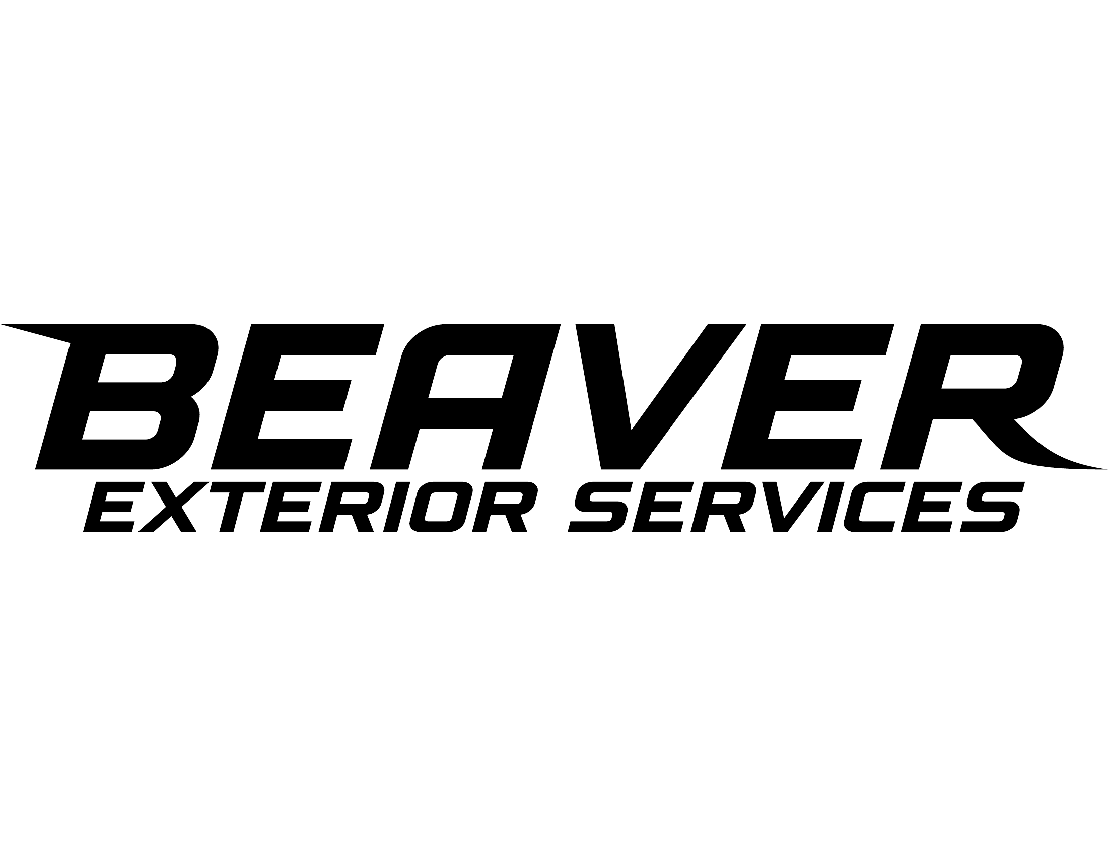 Beaver Exterior Services logo in black on a white background.