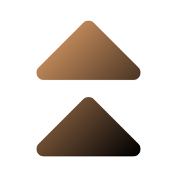 A brown cube-shaped object with a smooth surface, viewed from an angle showing its top and two sides.
