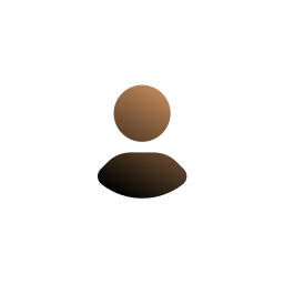 Default user avatar icon with a brown head and dark shoulders on white background.