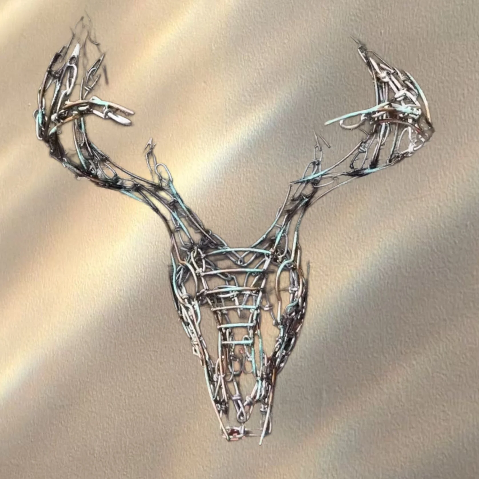 Chain Deer Skull