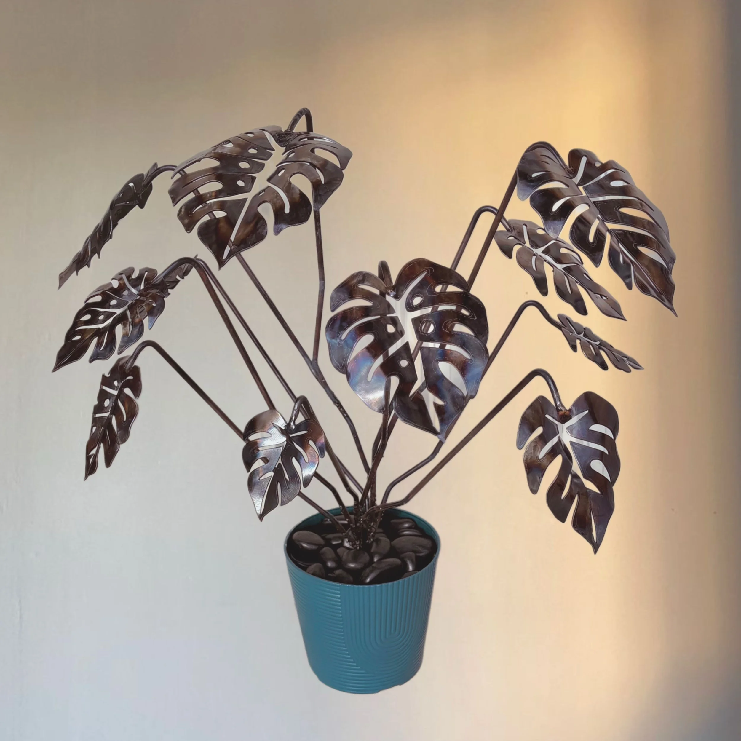 Metal Monstera
