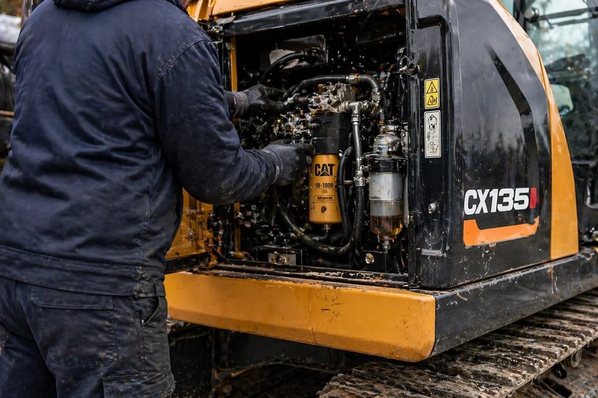 Maintence on Heavy Equipment Excavators