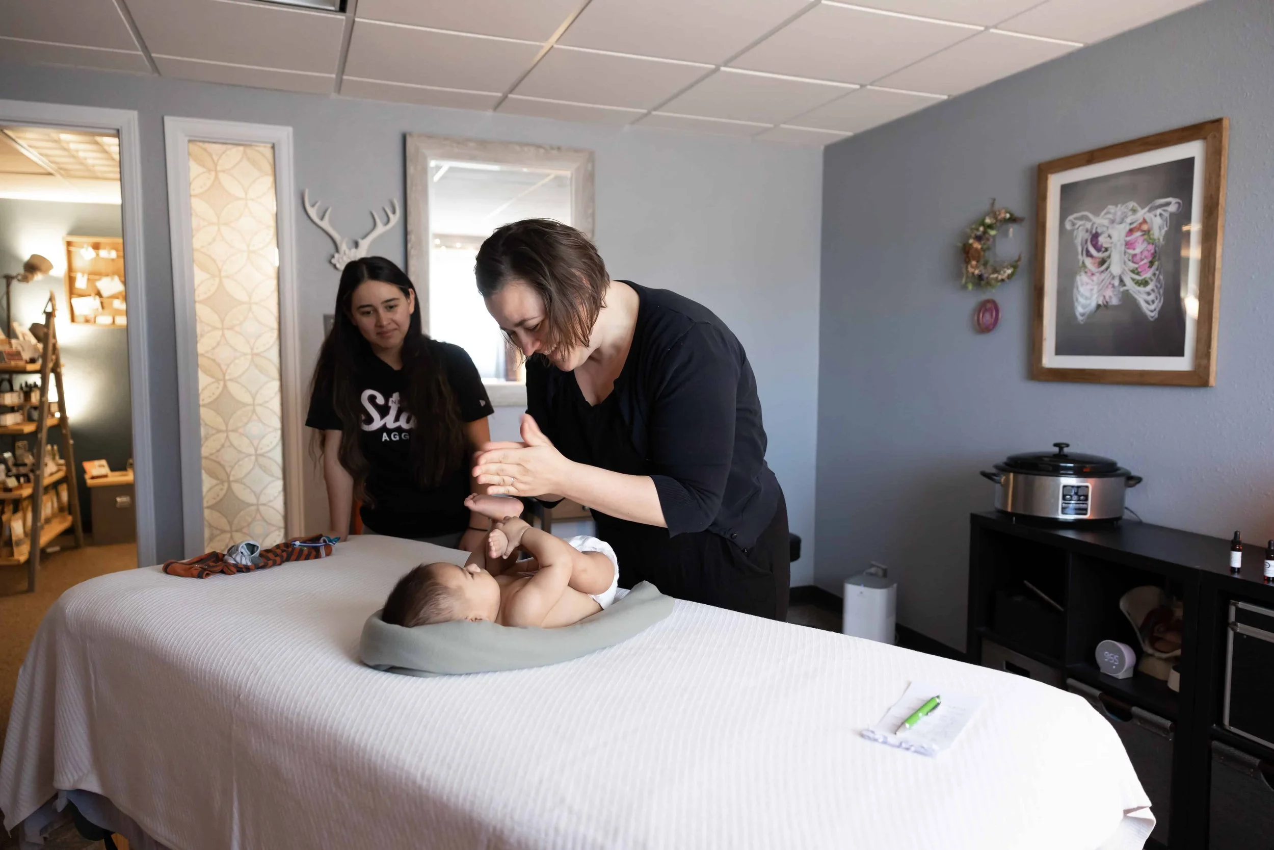 One-on-One Infant Massage Instruction