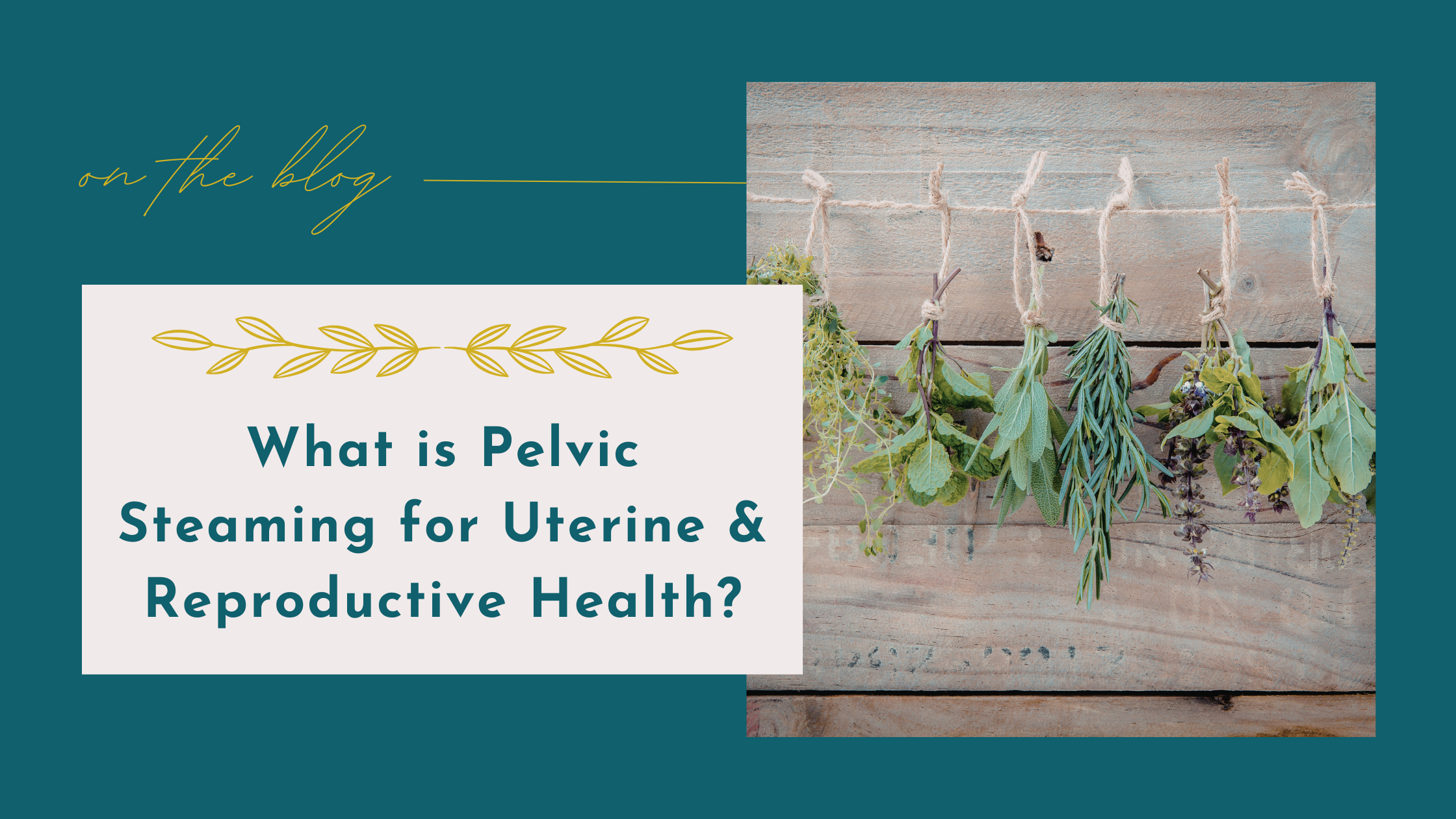 What is Pelvic Steaming for Uterine &amp; Reproductive Health?