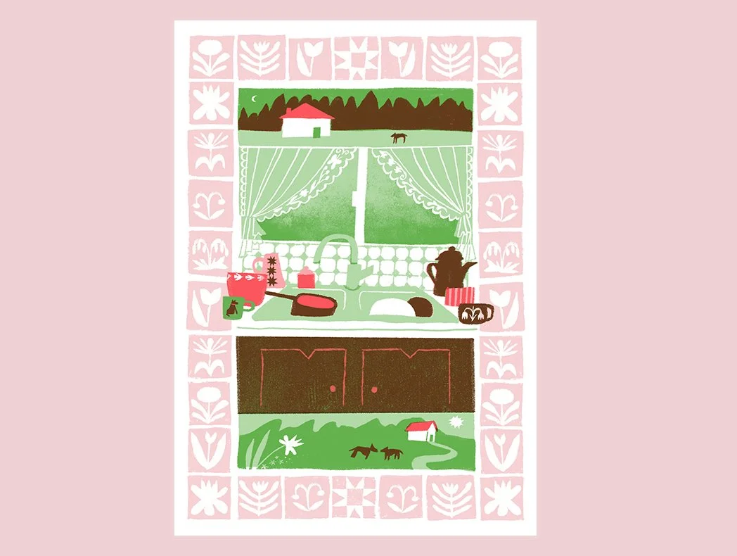 Tea Time RISO Prints