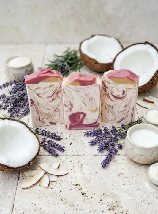 Creamy  Lavender & Coconut Goat Milk Soap