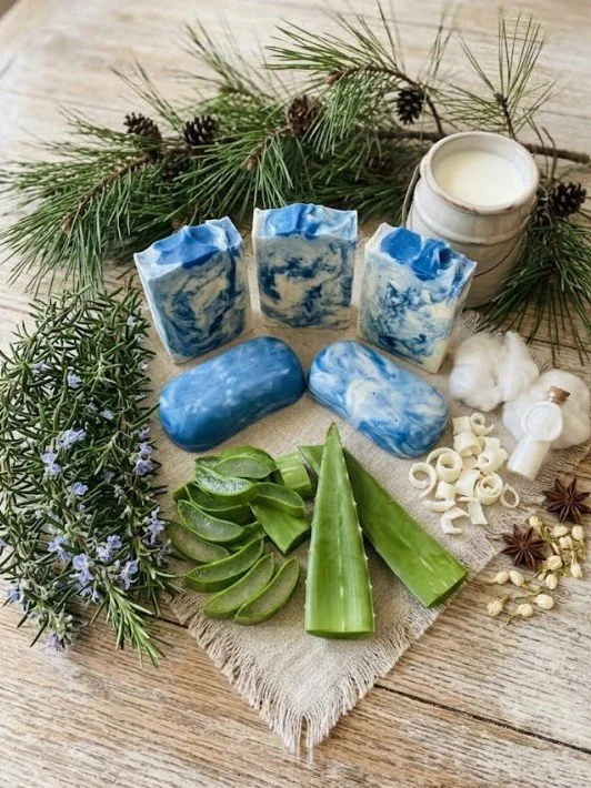 Evergreen & Aloe Goat Milk Soap - Small Bars