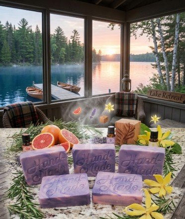 Lake Retreat Handmade Soap (minimal scent)