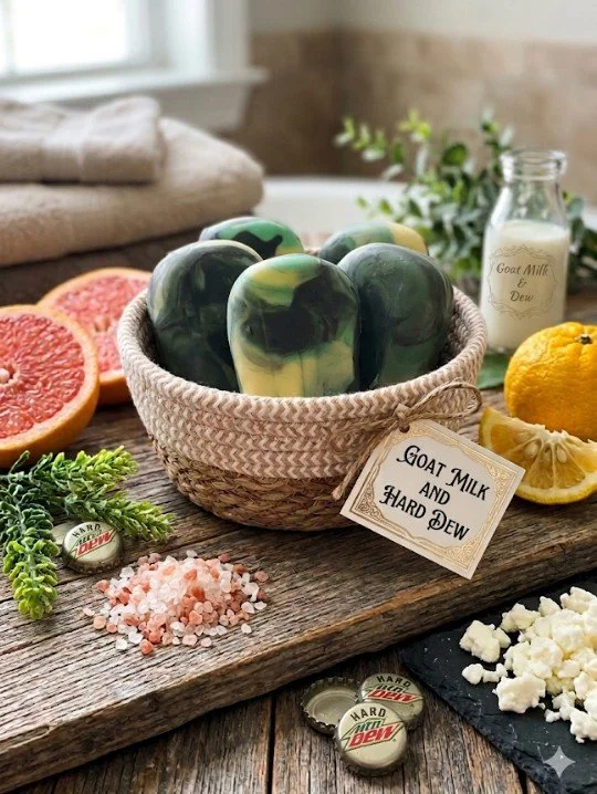 Tropical Dew Drift Goat Milk & Beer Soap - Small Bars