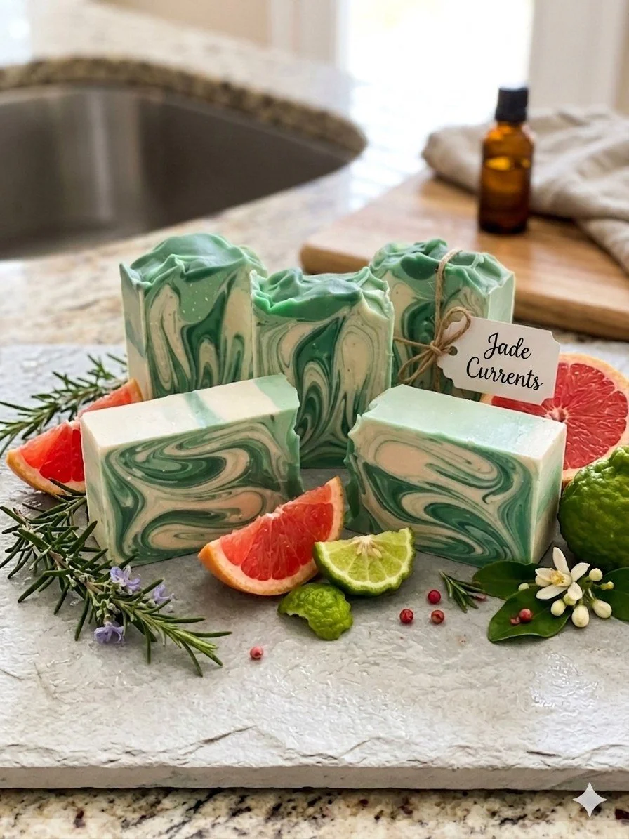 Jade Currents Goat Milk & IPA Soap - Tall Bars
