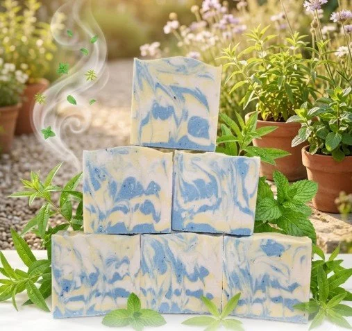 Minty Lemon Verbena Goat Milk Soap
