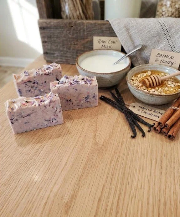 Confetti & Cream Raw Milk Soap - Small Bars